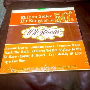 101 Strings Million Seller Hit Songs of the 50s Vinyl